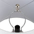 Grey & White Stripe Table Lamp